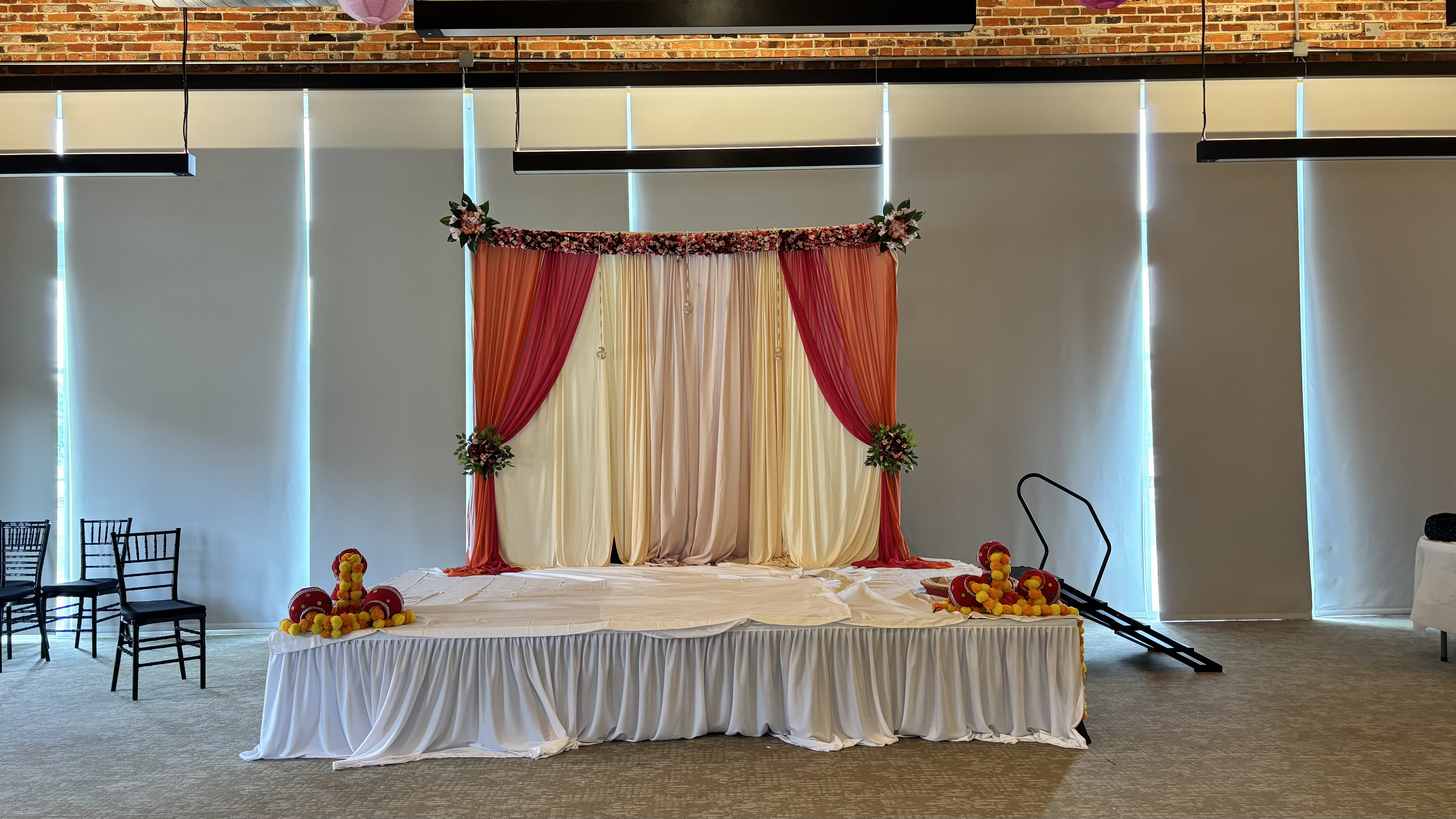 8x12 stage rental indoor church platform Charlotte NC