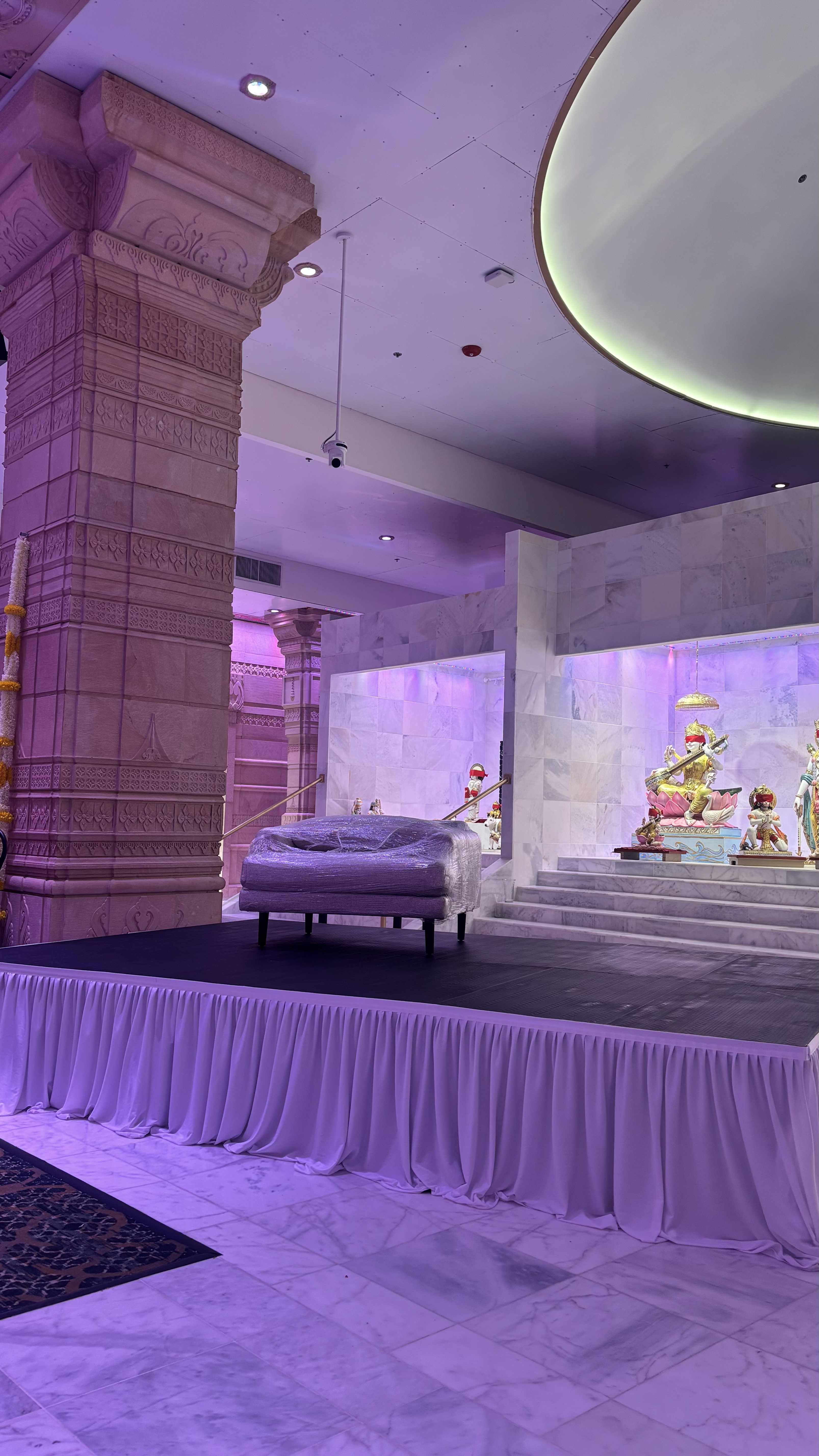 8x12 stage at a Hindu temple event Charlotte NC
