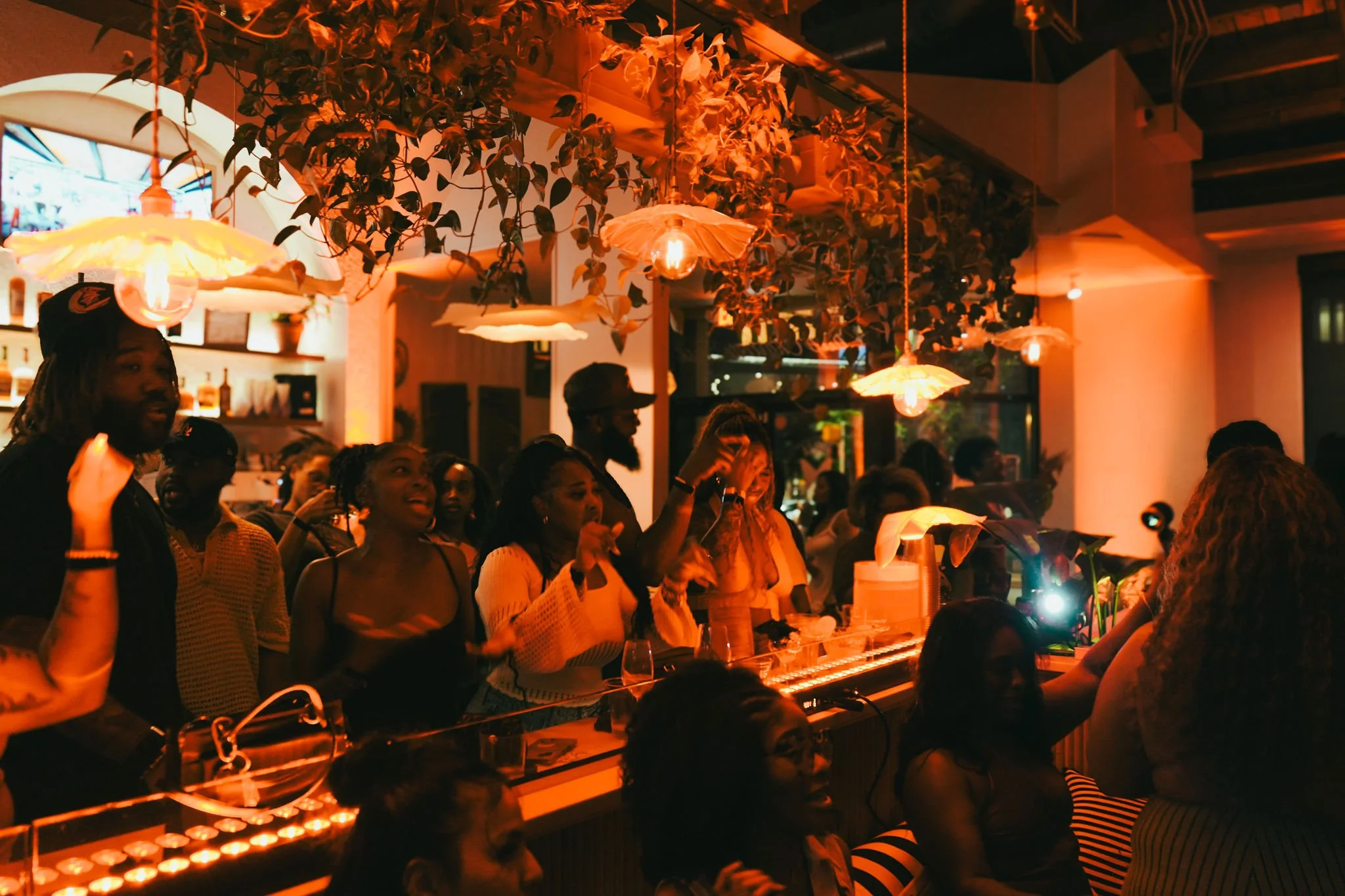 Stage and DJ setup at Charlotte event