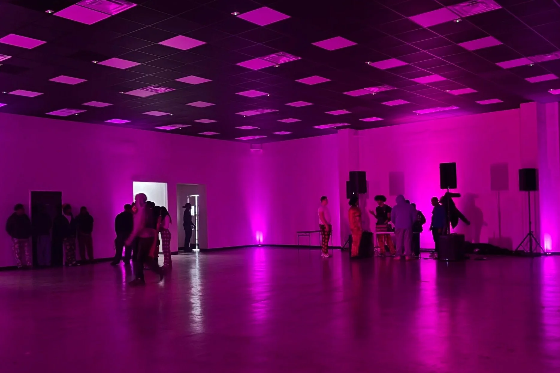 Stage and DJ setup at Charlotte event
