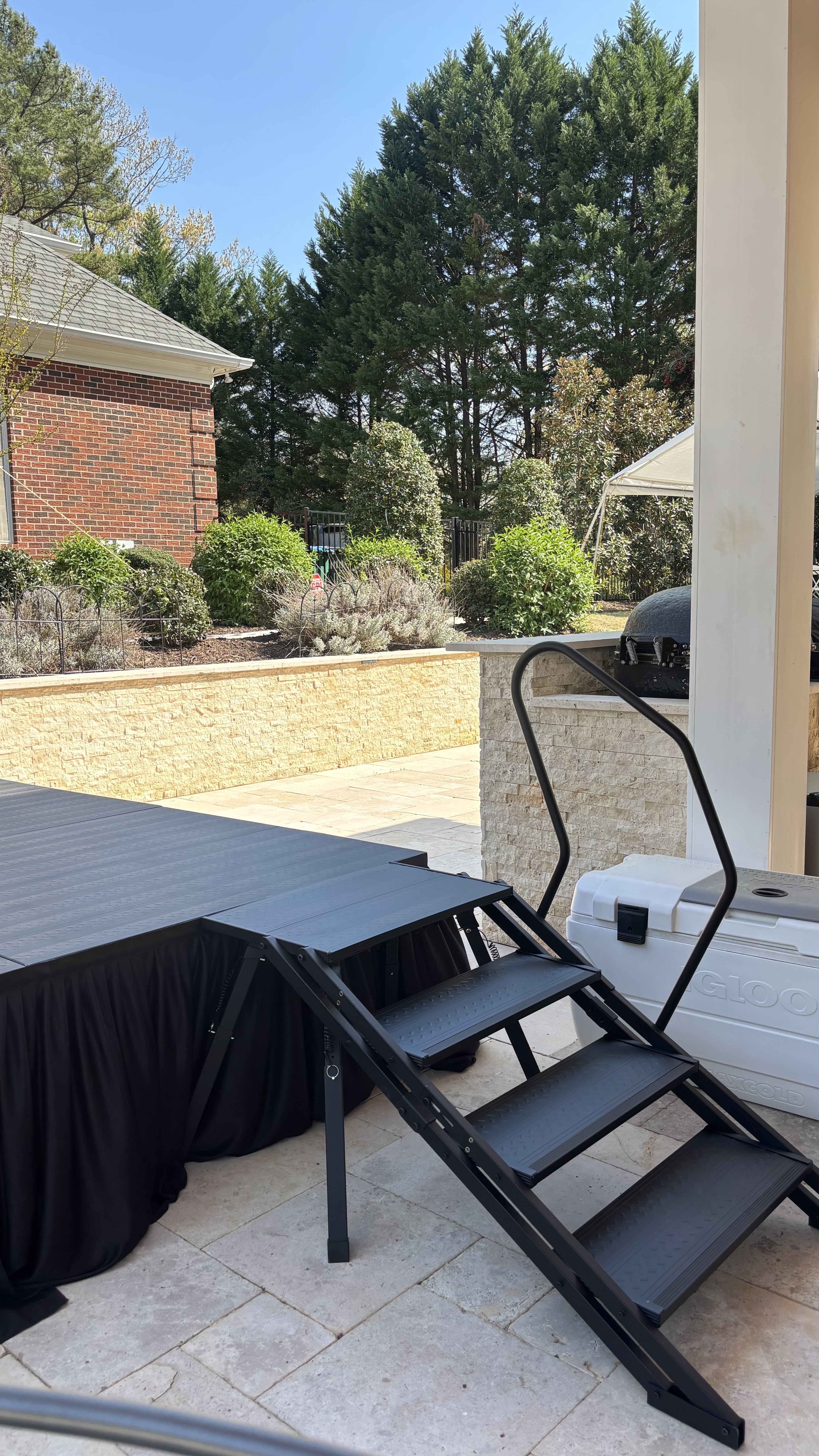 Outdoor stage platform rental Charlotte NC